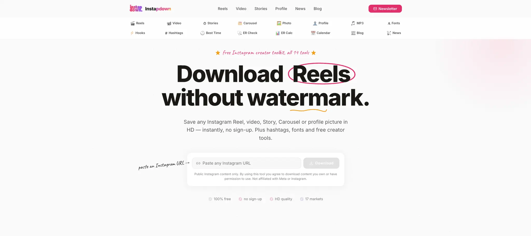 Screenshot 1 of Instapdown
