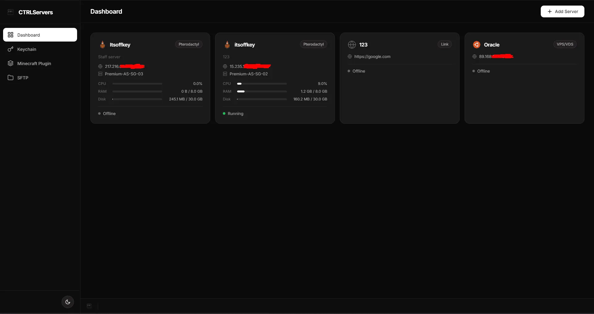 Screenshot 9 of CTRLServers