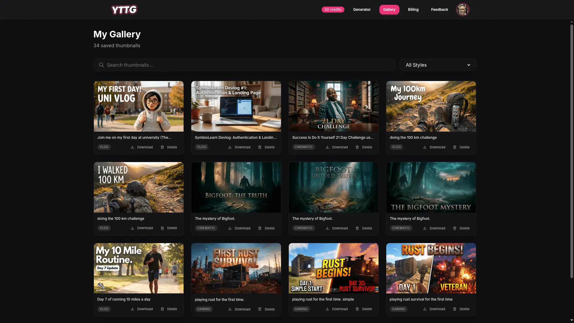 Screenshot 8 of YTTG - YouTube Thumbnail Generator