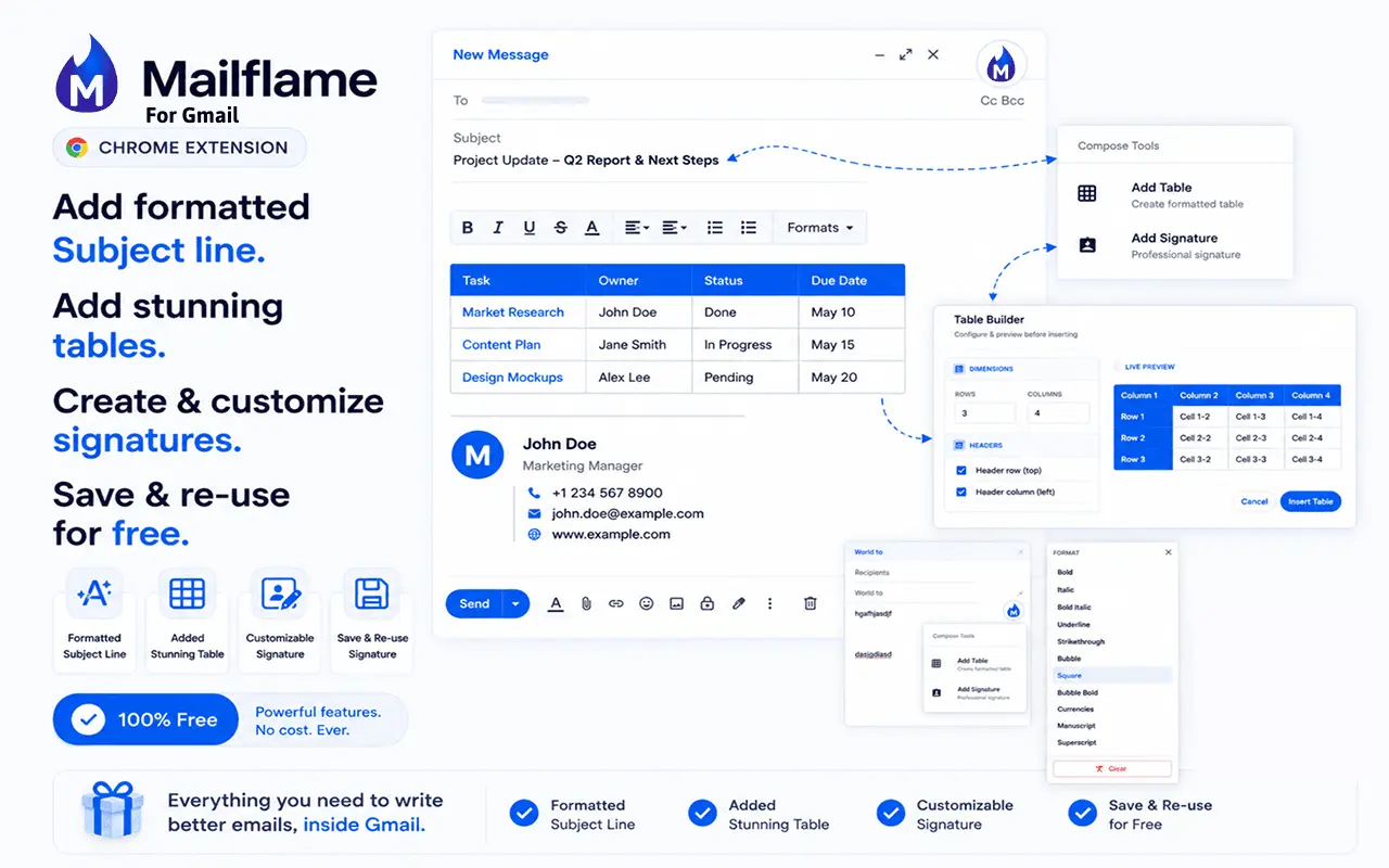 Screenshot 1 of Mailflame for Gmail
