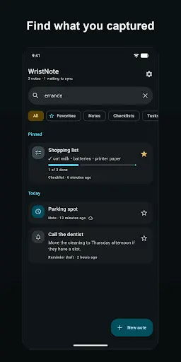 Screenshot 3 of WristNote