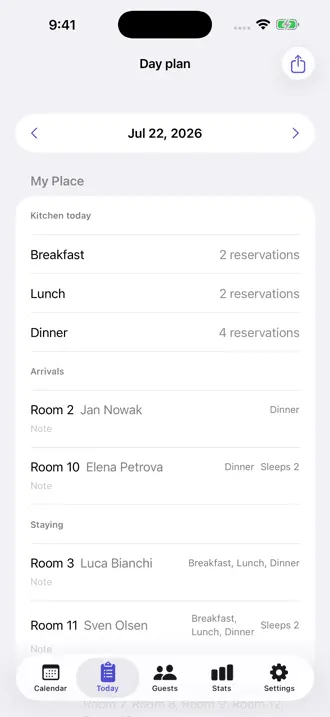 Screenshot 2 of InnGrid: Reservation Calendar