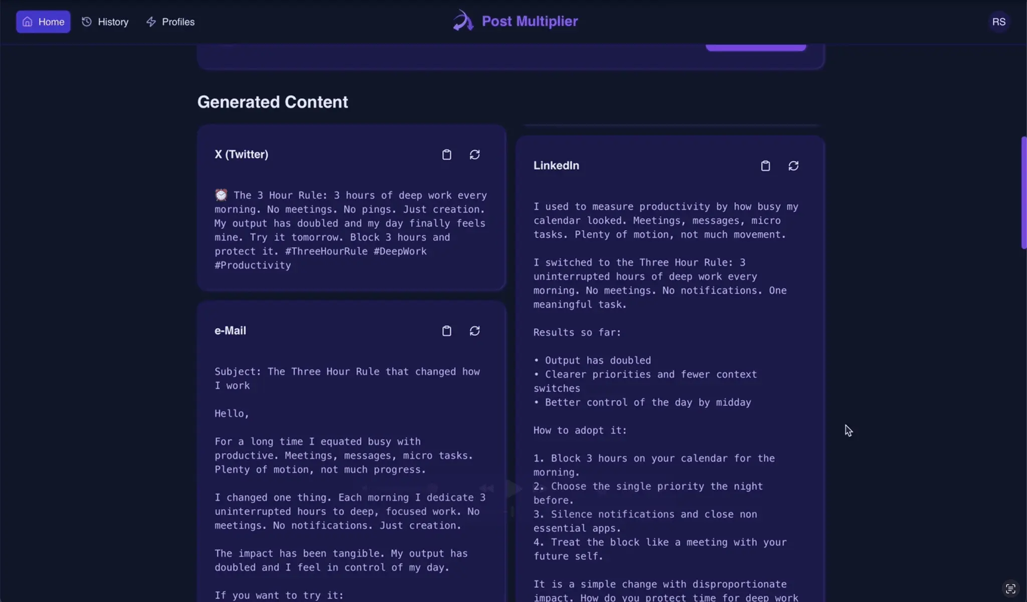 Screenshot 4 of Post Multiplier