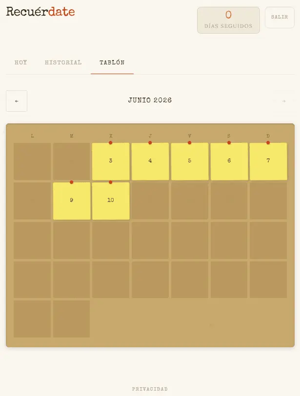 Screenshot 1 of Recuérdate