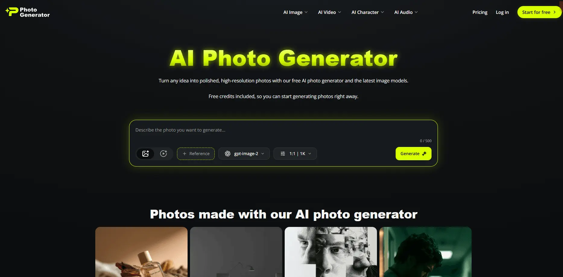 Screenshot 1 of photogenerator