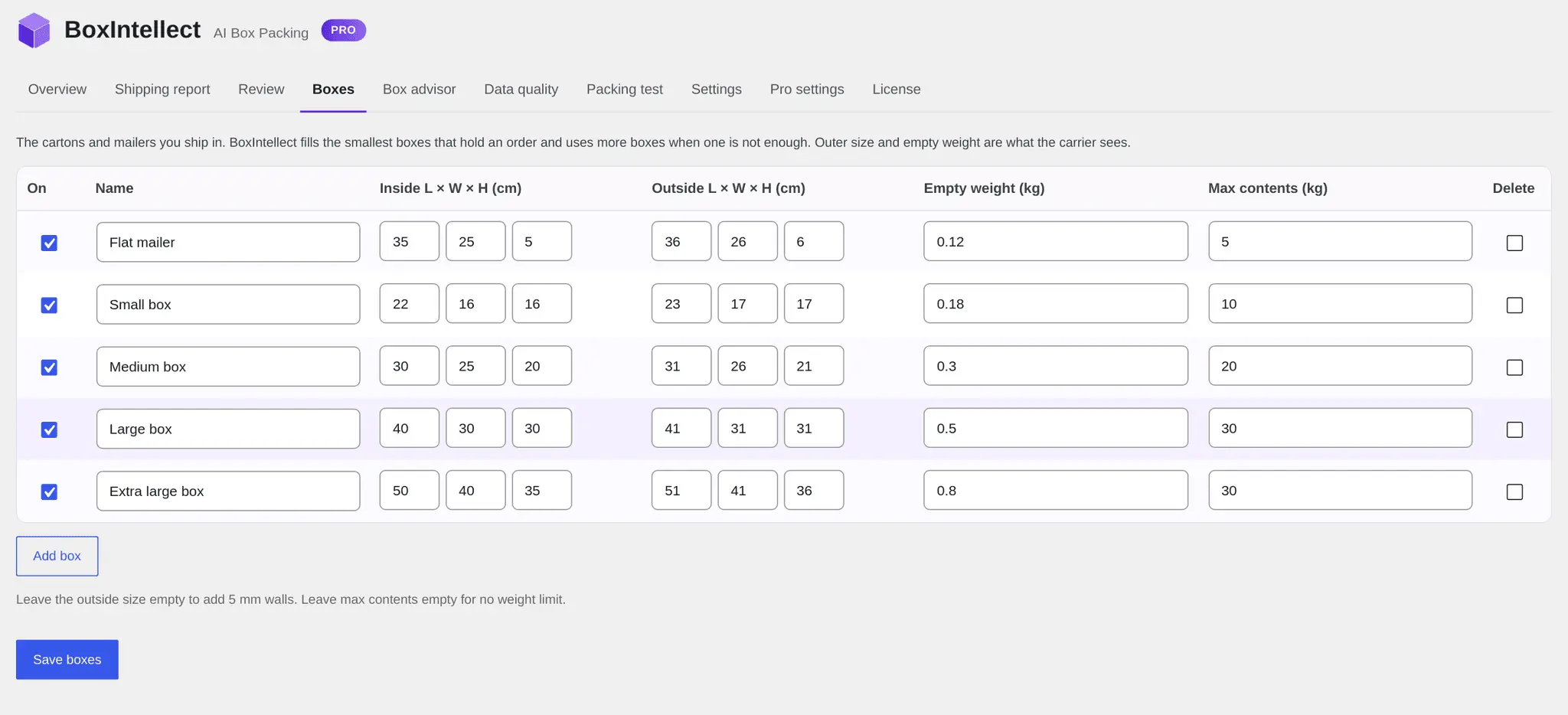 Screenshot 5 of BoxIntellect