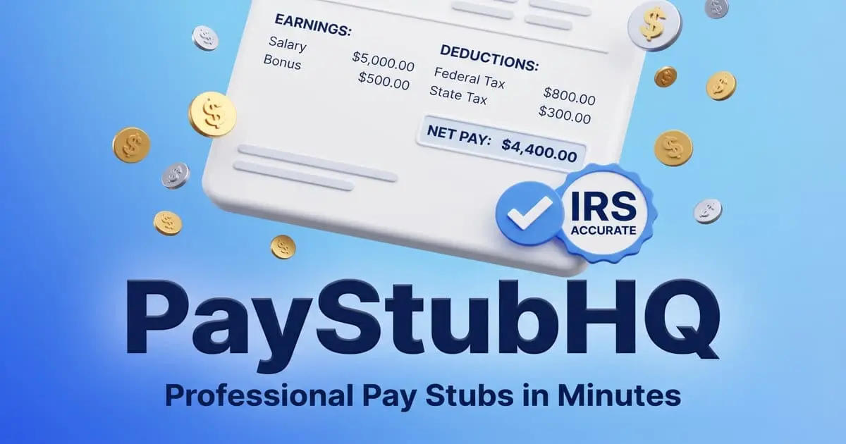 Screenshot 1 of PayStubHQ