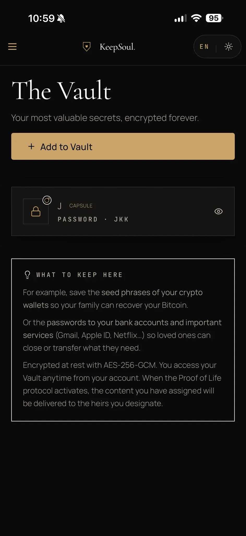Screenshot 3 of KeepSoul