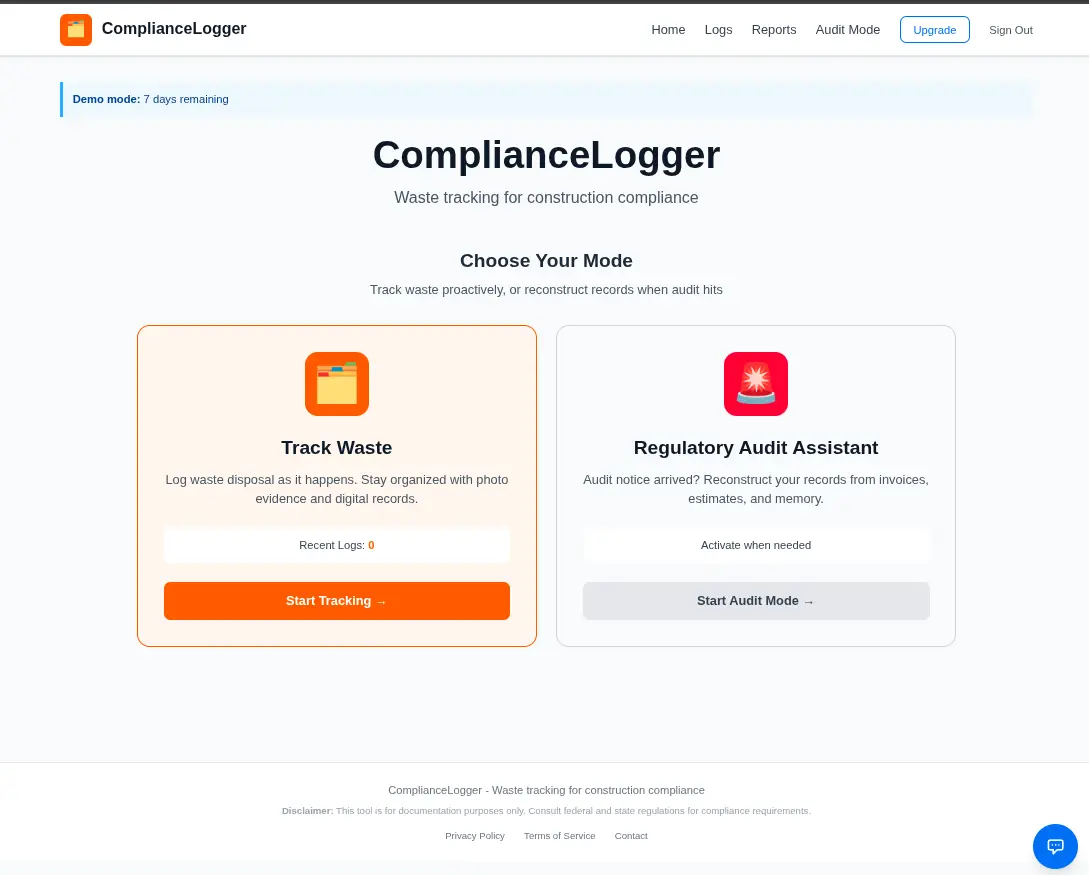 Screenshot 3 of ComplianceLogger