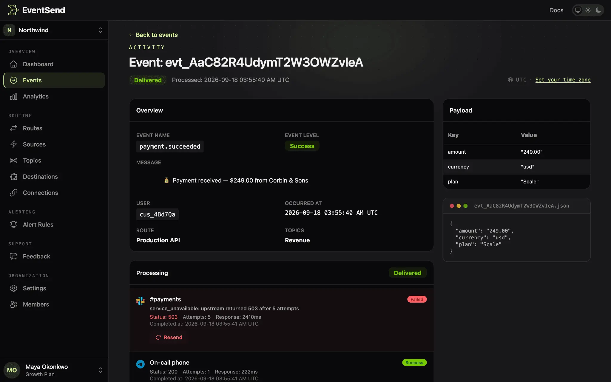 Screenshot 2 of EventSend