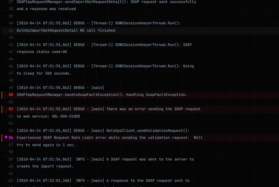 Screenshot 1 of Log Voyager