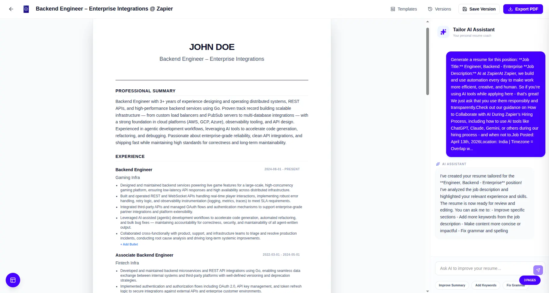 Screenshot 3 of Tailor