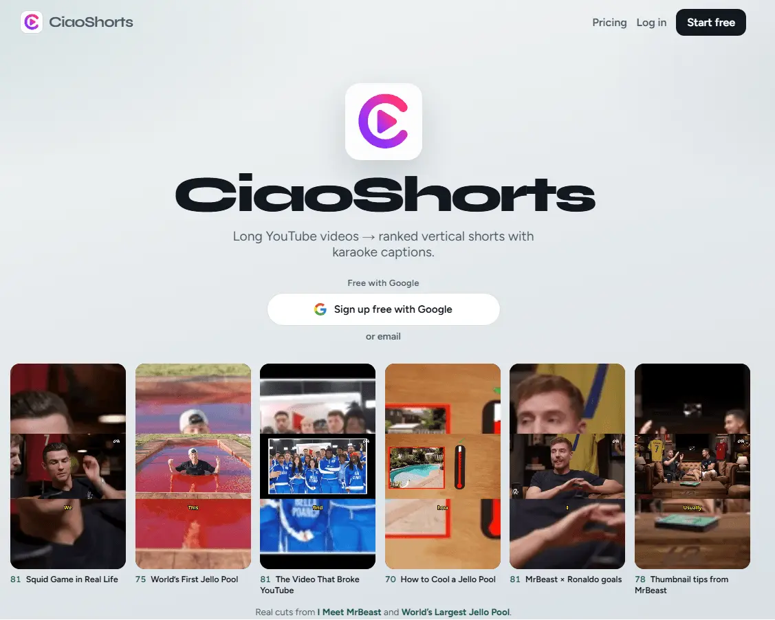 Screenshot 1 of CiaoShorts