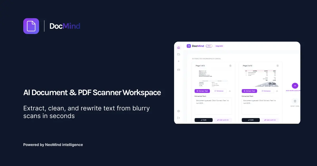 Screenshot 1 of DocMind