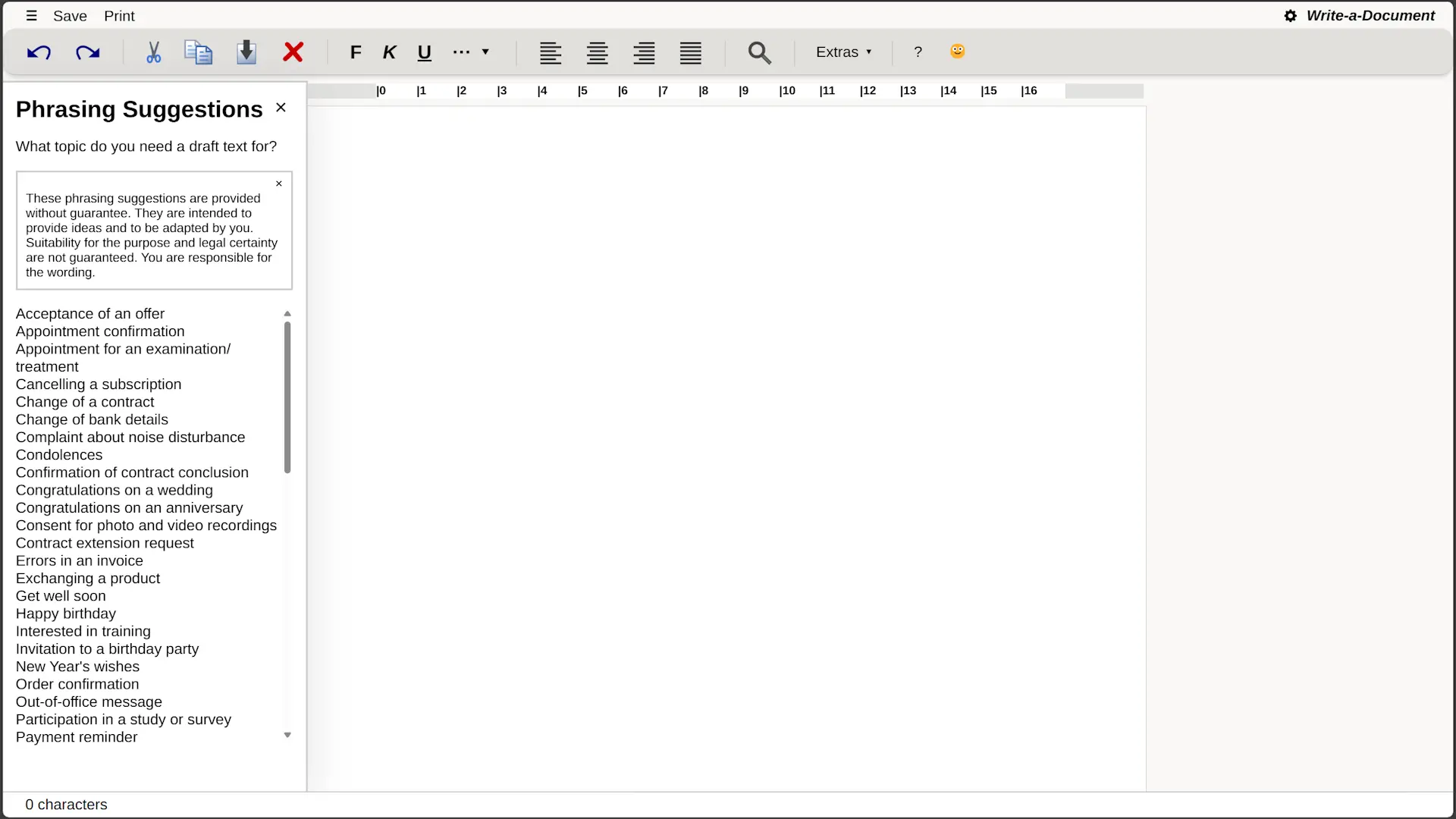 Screenshot 4 of Write-a-Document Online