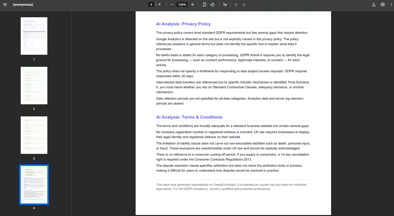 Screenshot 8 of ClearlyCompliant