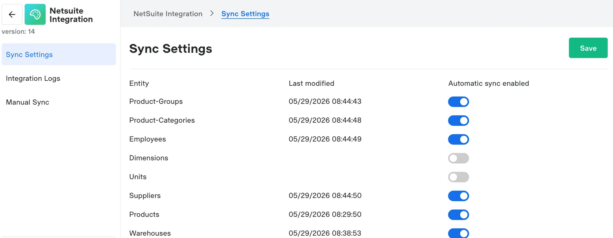 Screenshot 2 of NetSuite POS by Erply