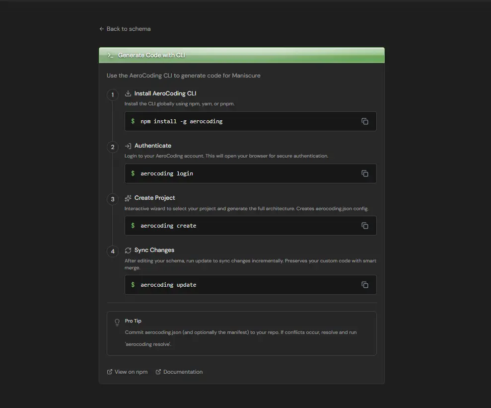 Screenshot 1 of AeroCoding