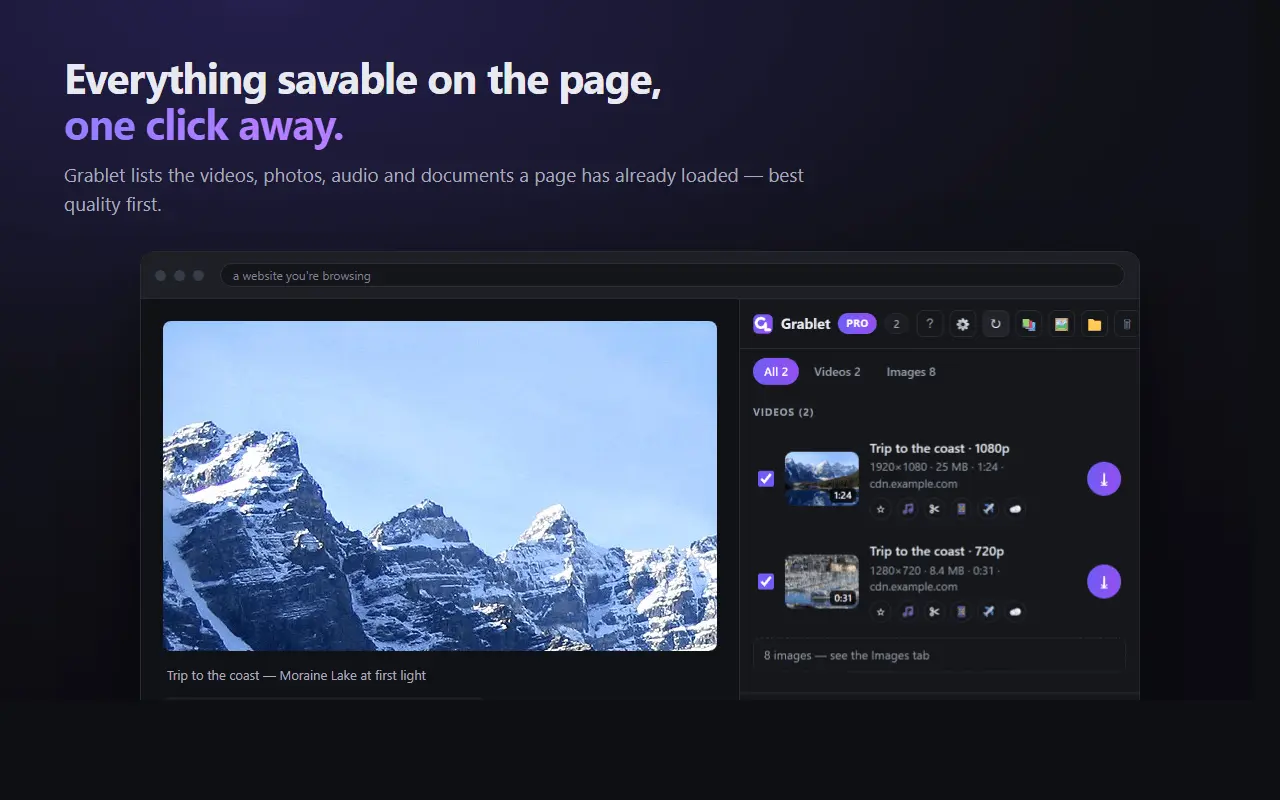 Screenshot 1 of Grablet