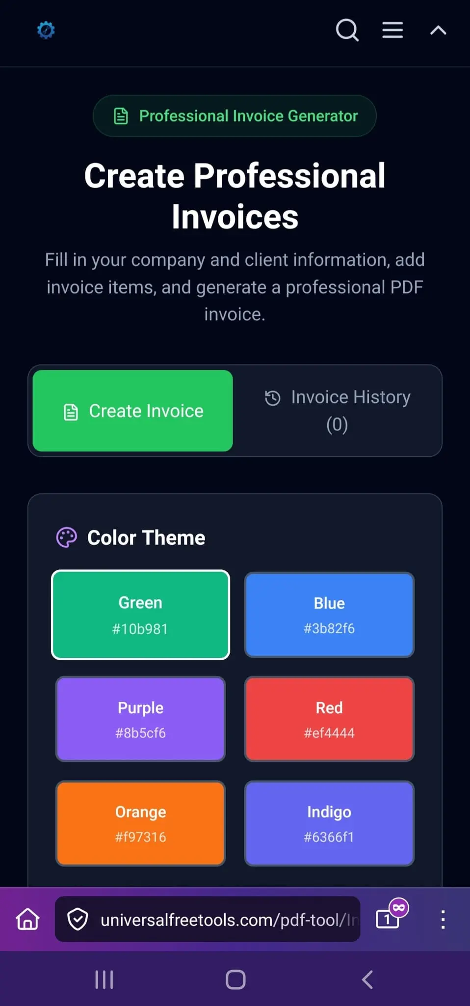 Screenshot 1 of Universal free tools