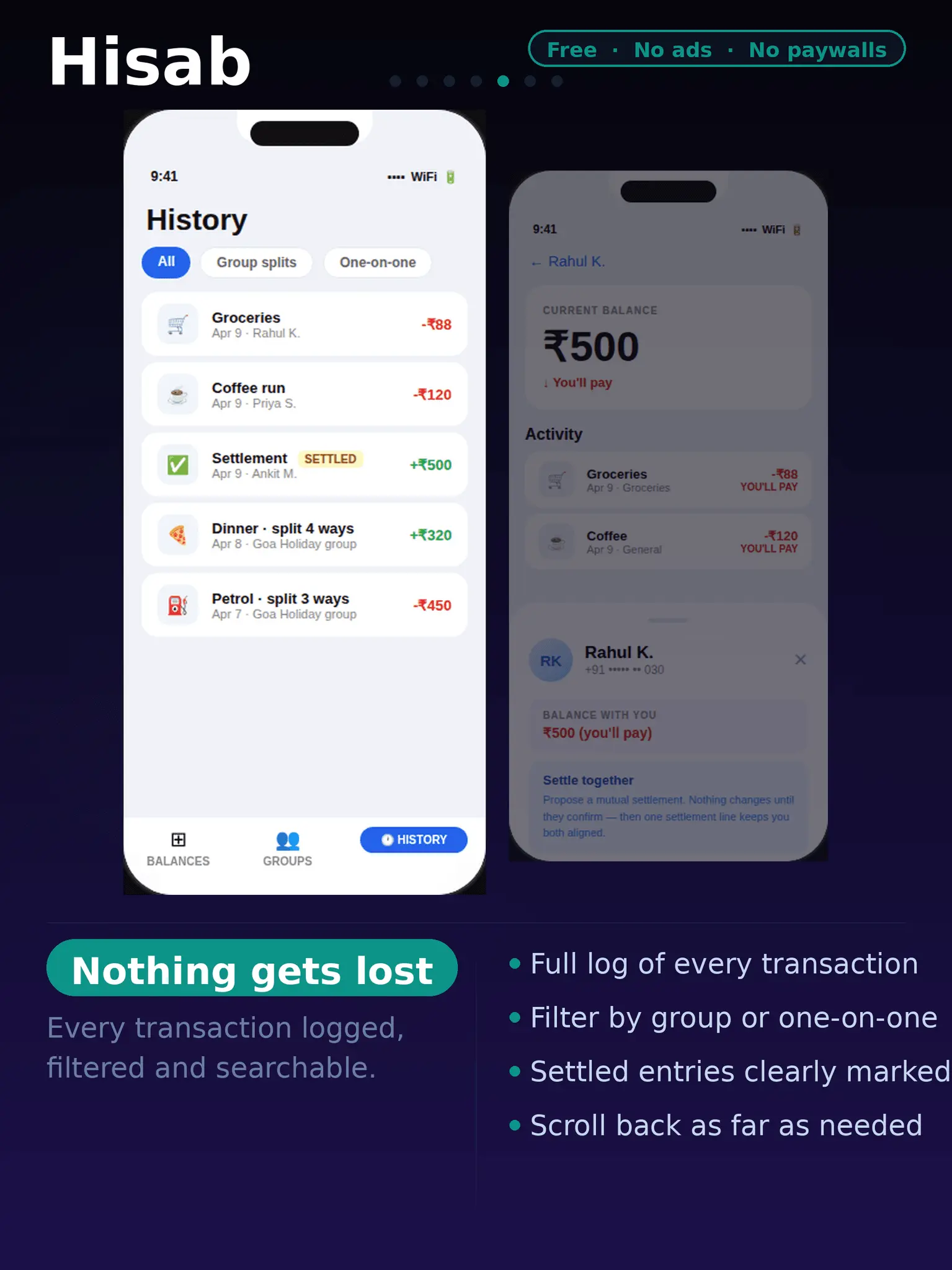 Screenshot 2 of Hisab