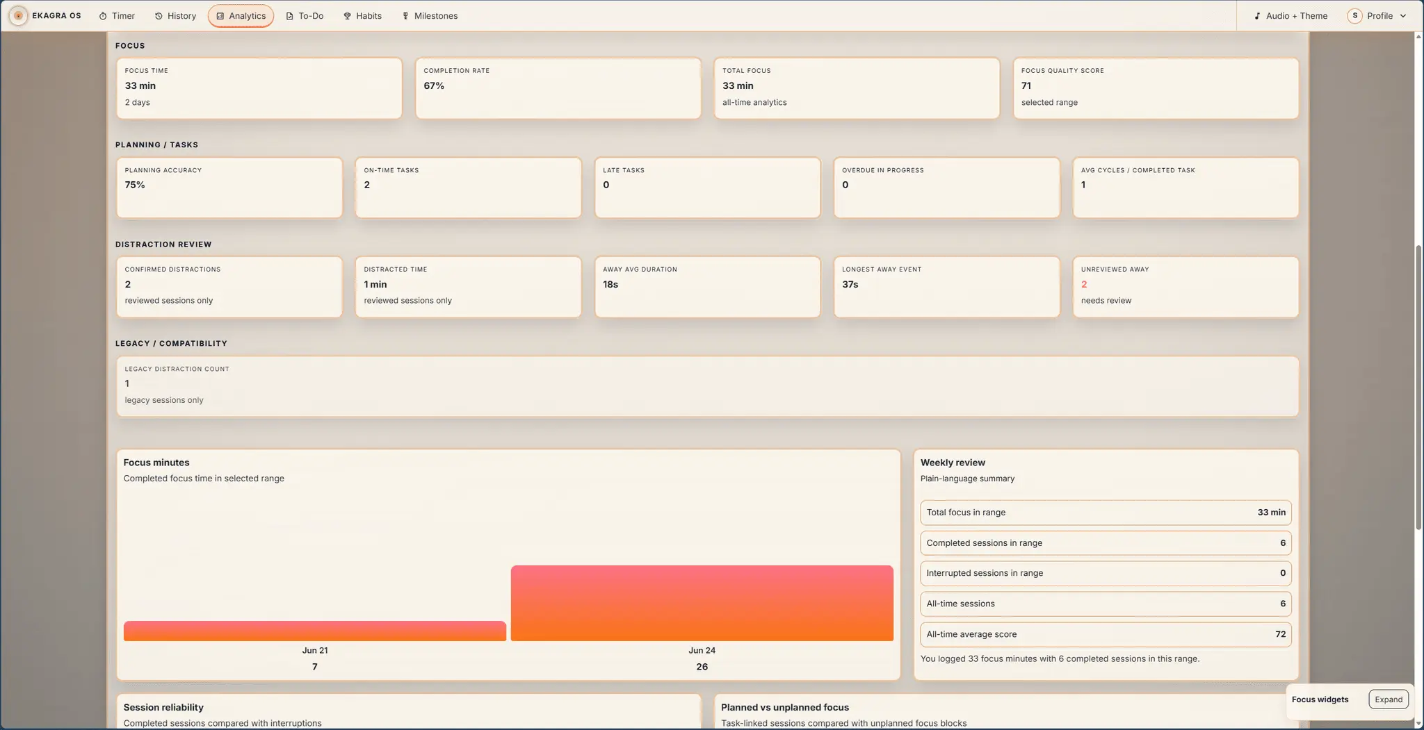 Screenshot 4 of Ekagra OS