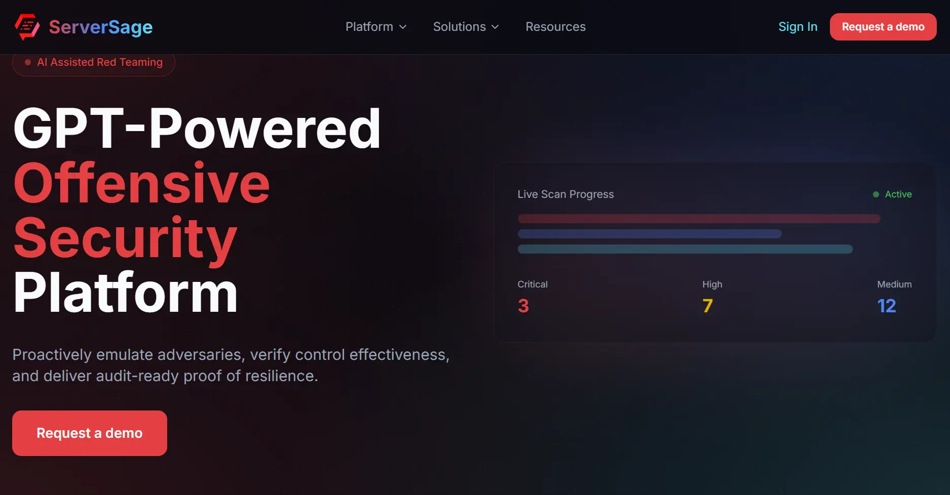 Screenshot 1 of Serversage.ai