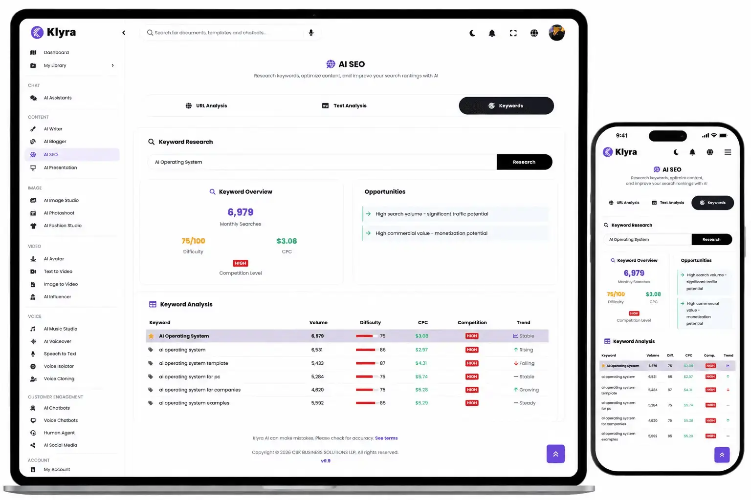 Screenshot 3 of Klyra AI