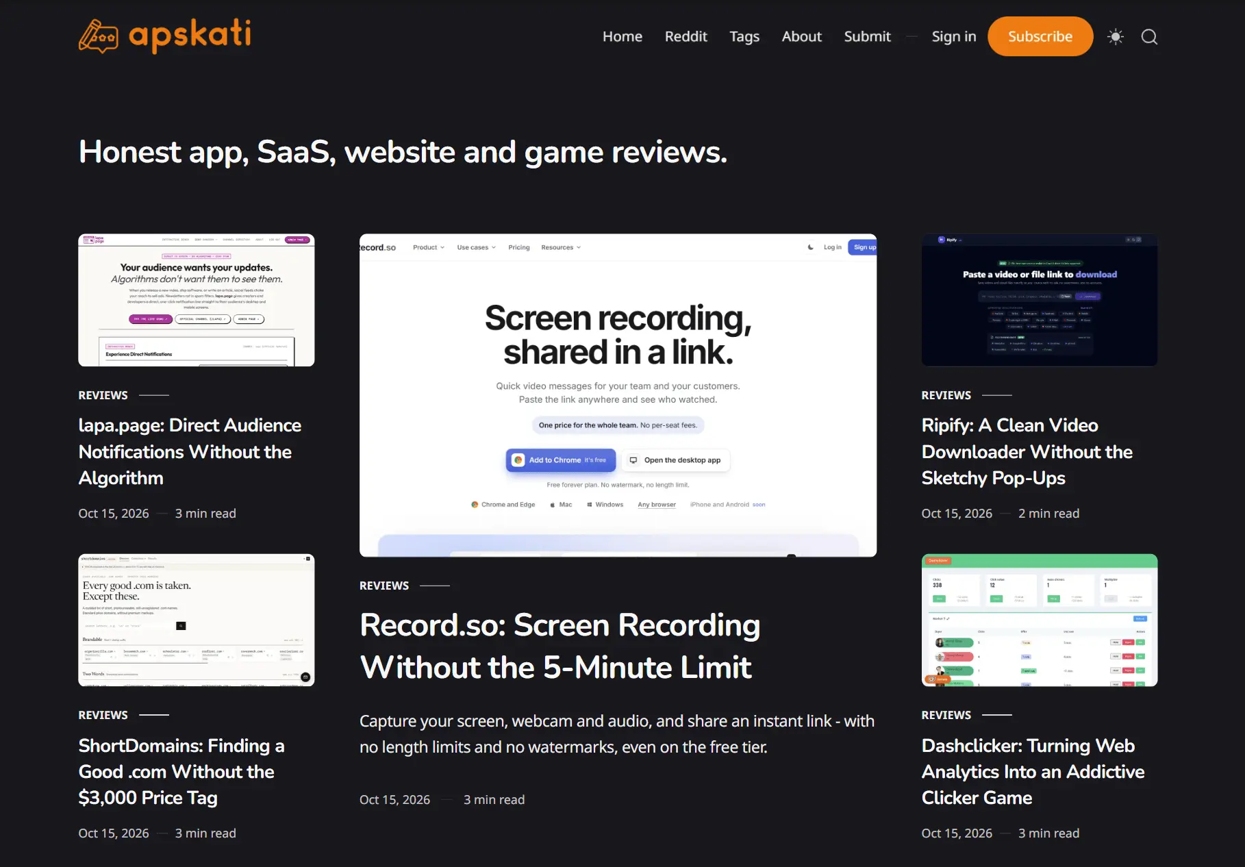 Screenshot 1 of apskati