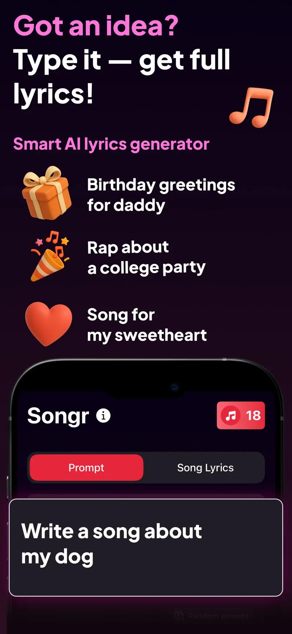 Screenshot 1 of Songr