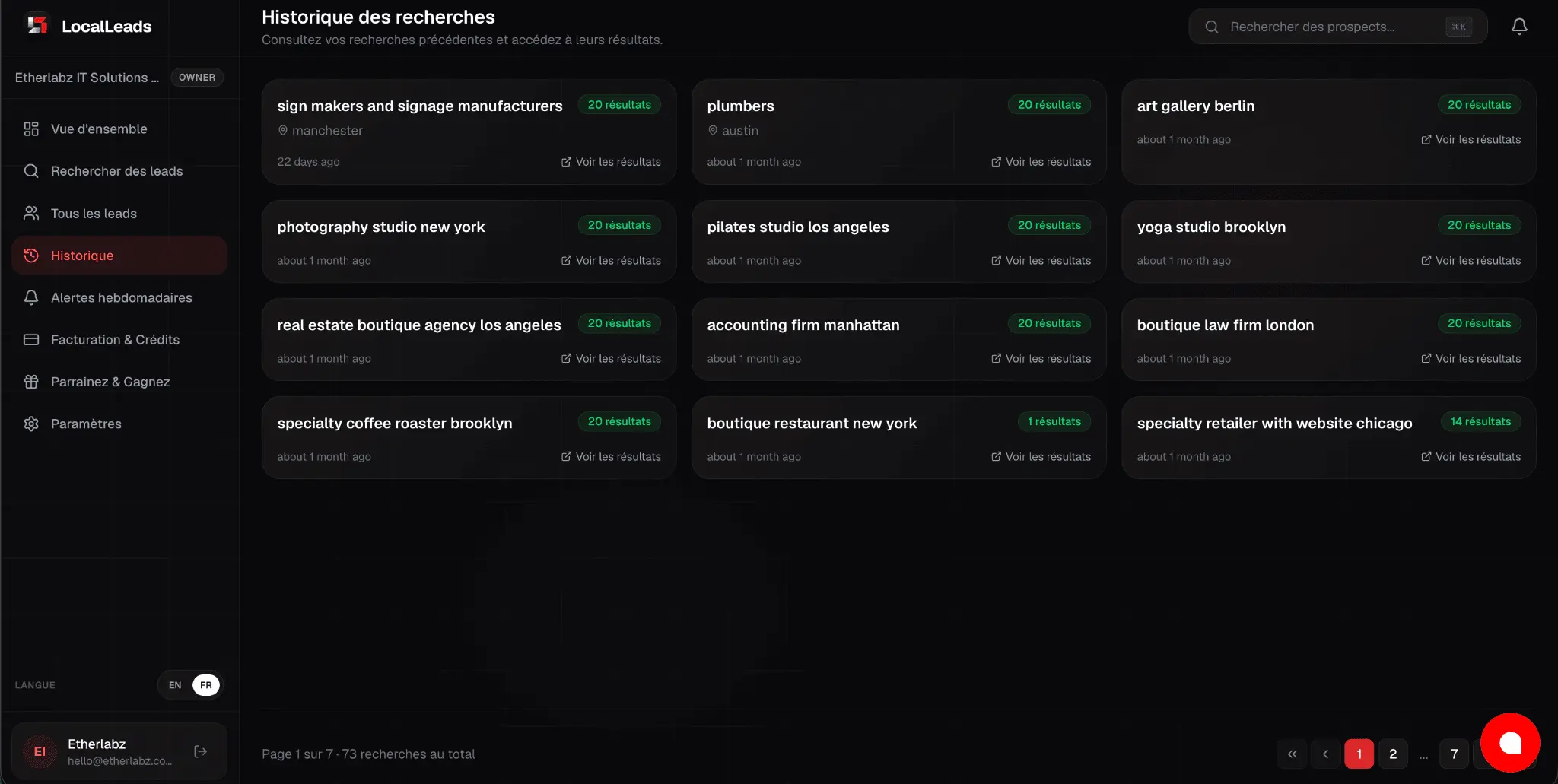 Screenshot 6 of LocalLeads By Postorbit