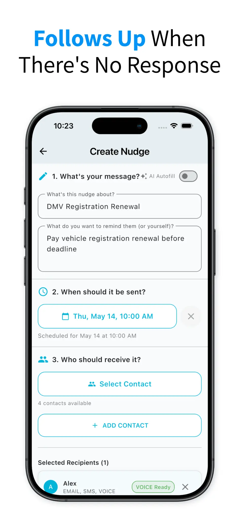 Screenshot 1 of Nudga
