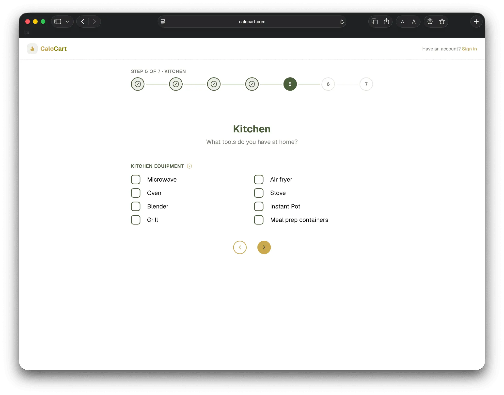 Screenshot 6 of CaloCart