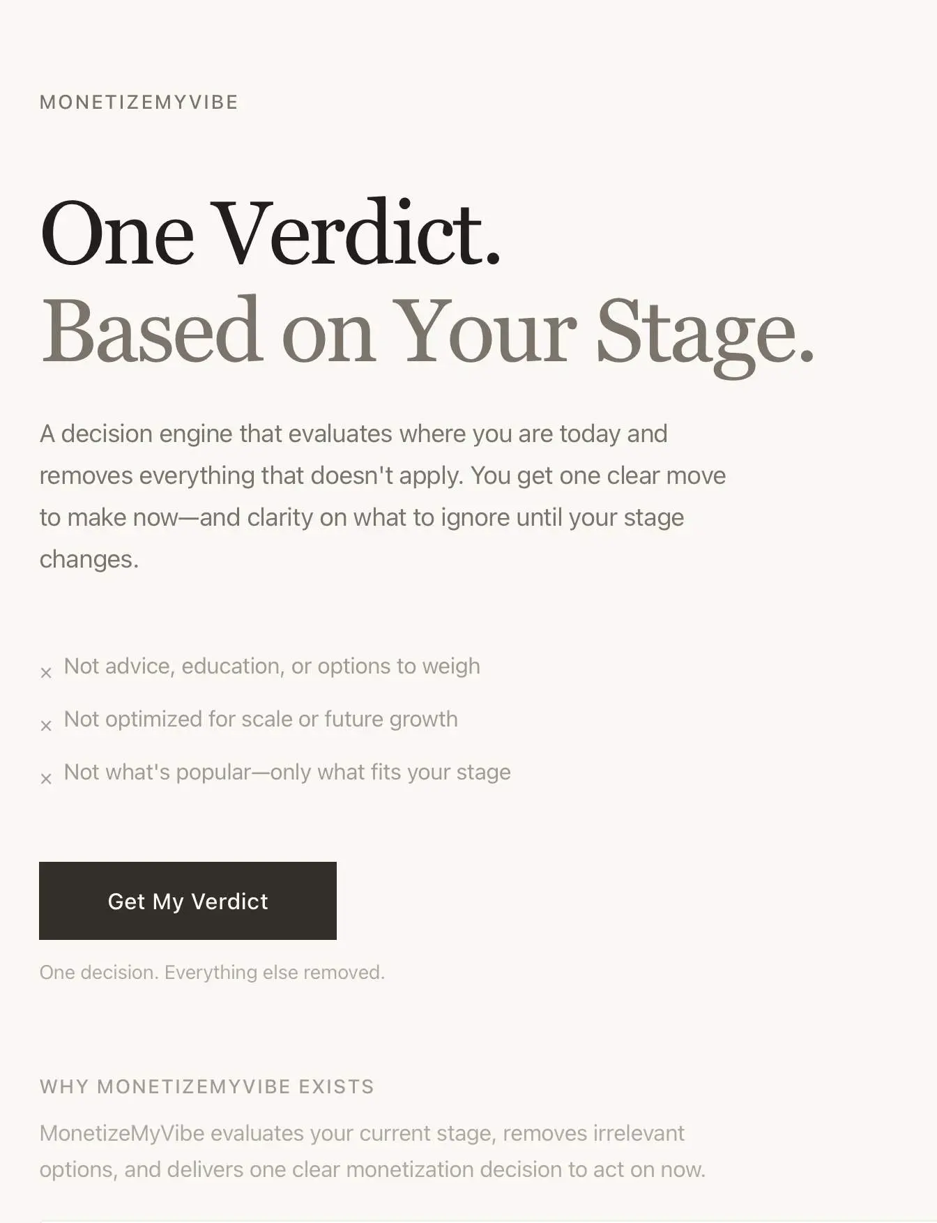 Screenshot 1 of MonetizeMyVibe