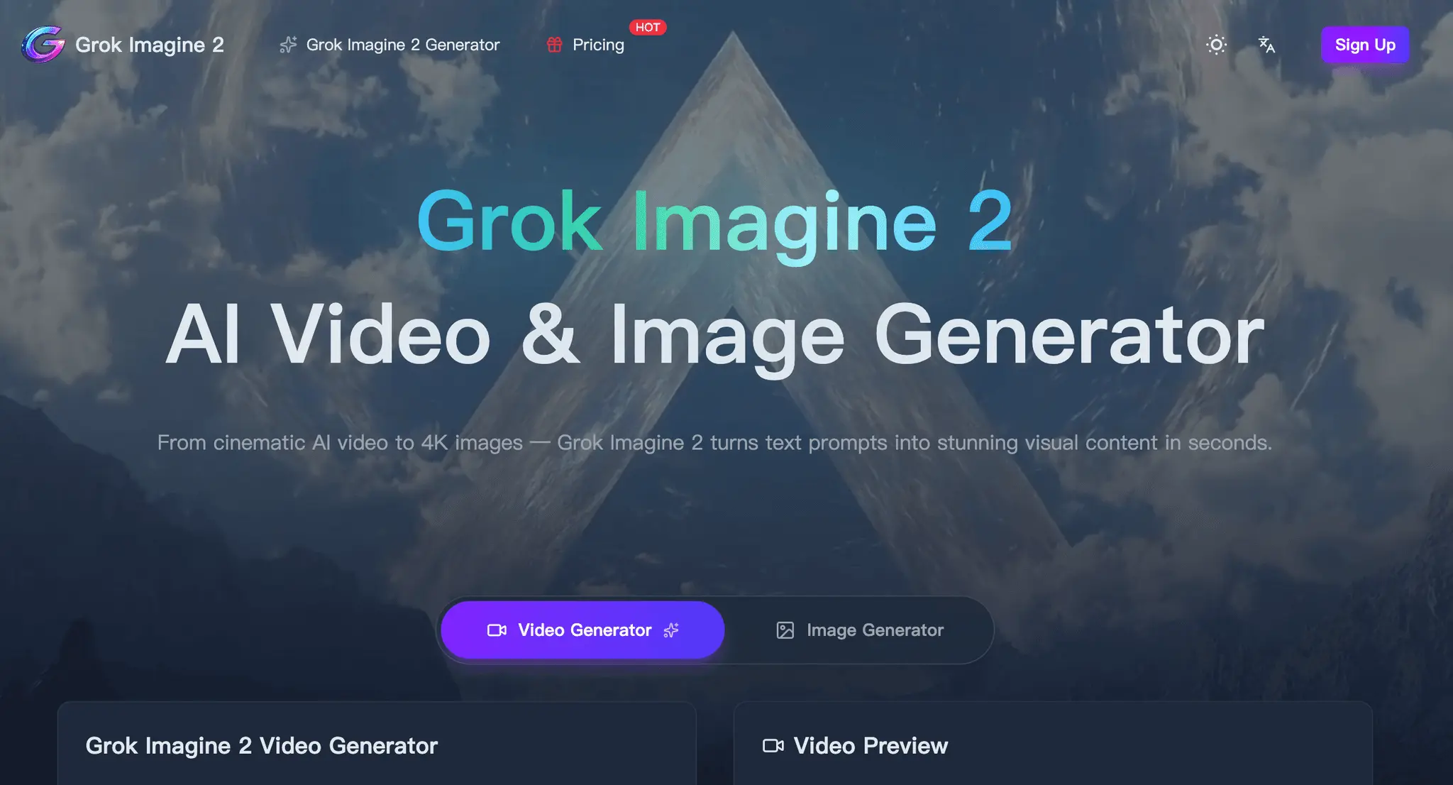 Screenshot 1 of Grok Imagine 2