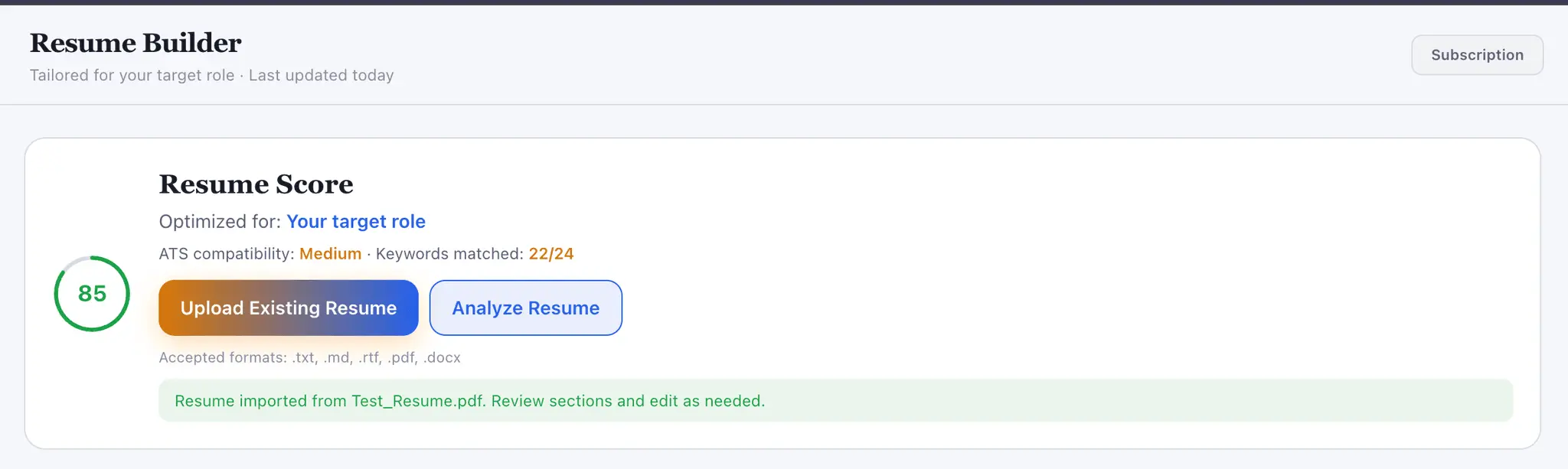 Screenshot 6 of CareerAutoPilot AI