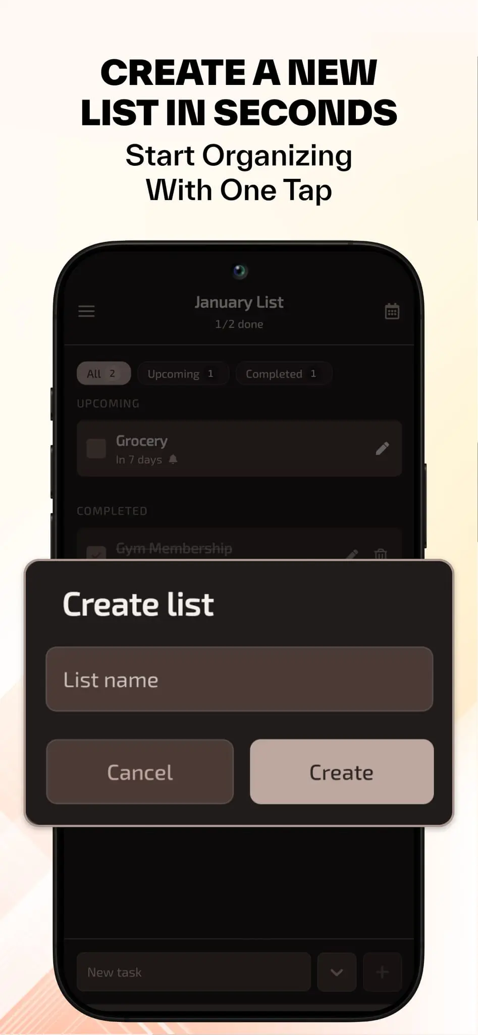Screenshot 1 of QuickDone – Private To-Do & Tasks