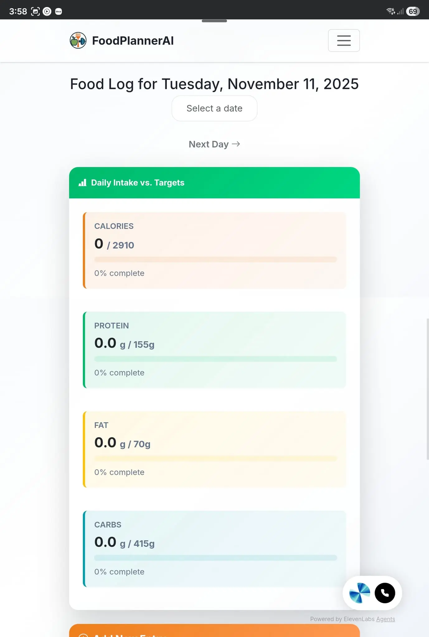 Screenshot 3 of AI Meal Planner – Personalized Meal Plan