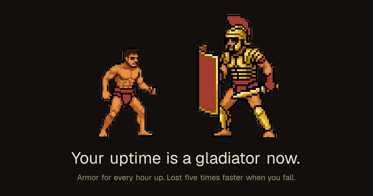 Screenshot 1 of Uptime Gladiator