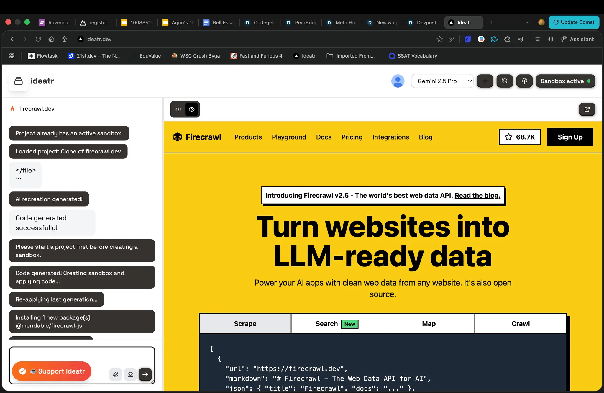 Screenshot 4 of Ideatr - AI Web App Builder & AI Coder