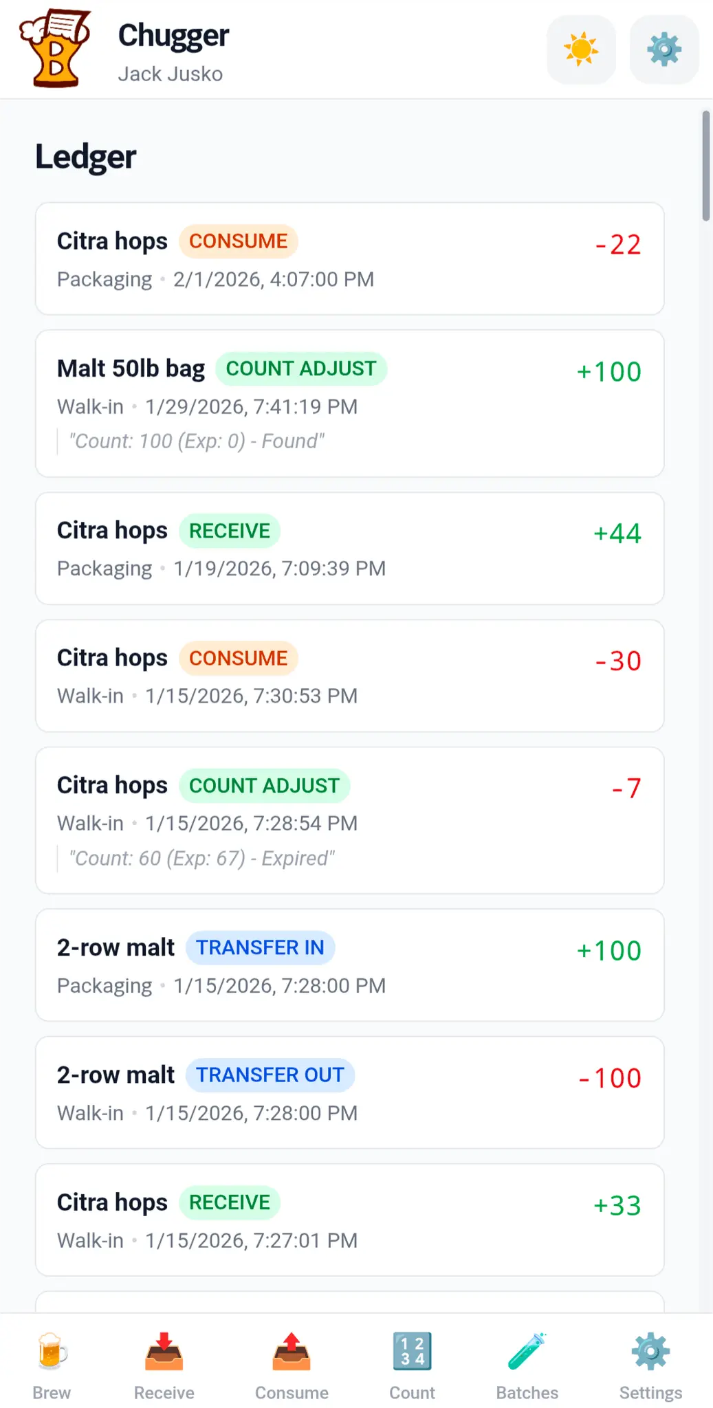 Screenshot 6 of BrewLedger