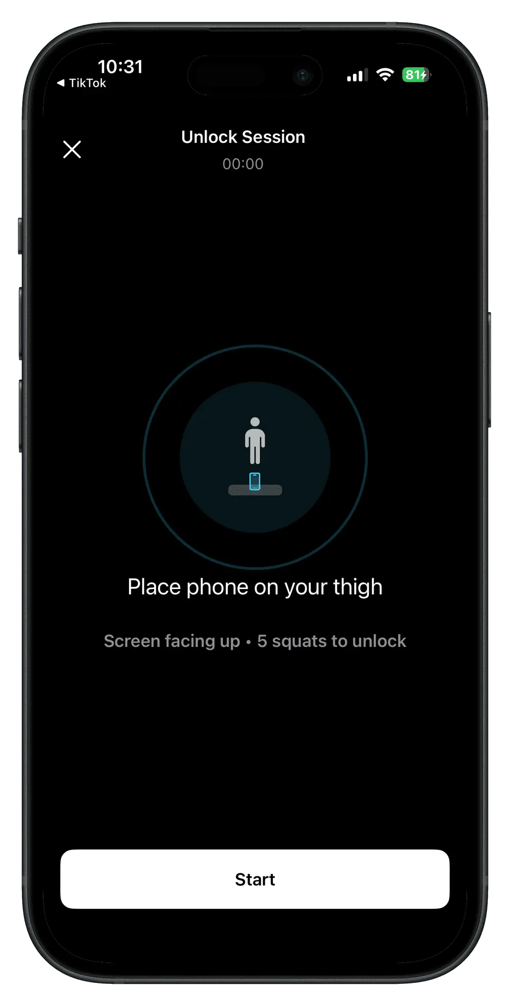 Screenshot 2 of Squat Lock: Screen Time Limit