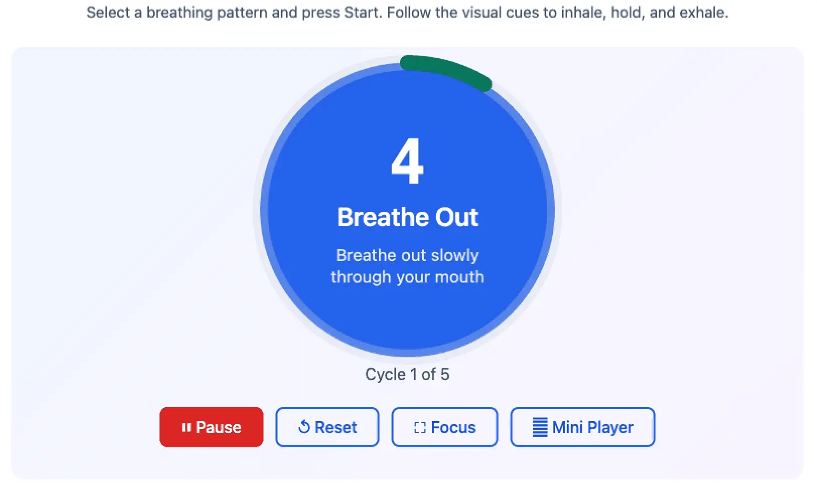 Screenshot 3 of Breathing Timer by InnoviCat