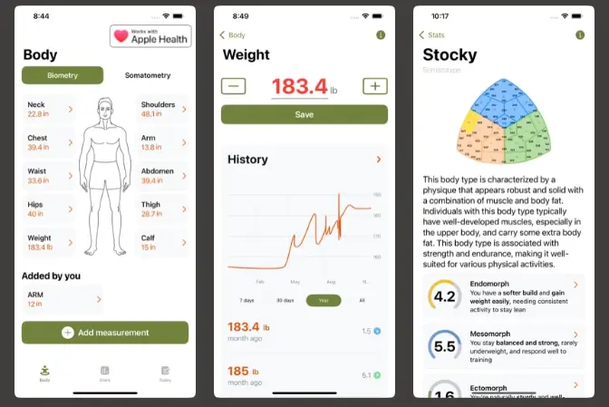 Screenshot 2 of Body Size - Track & Measure