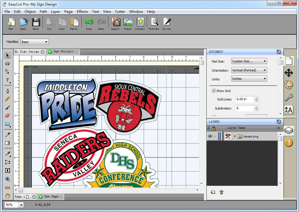 Screenshot 3 of EasyCut Pro - cutting potter software