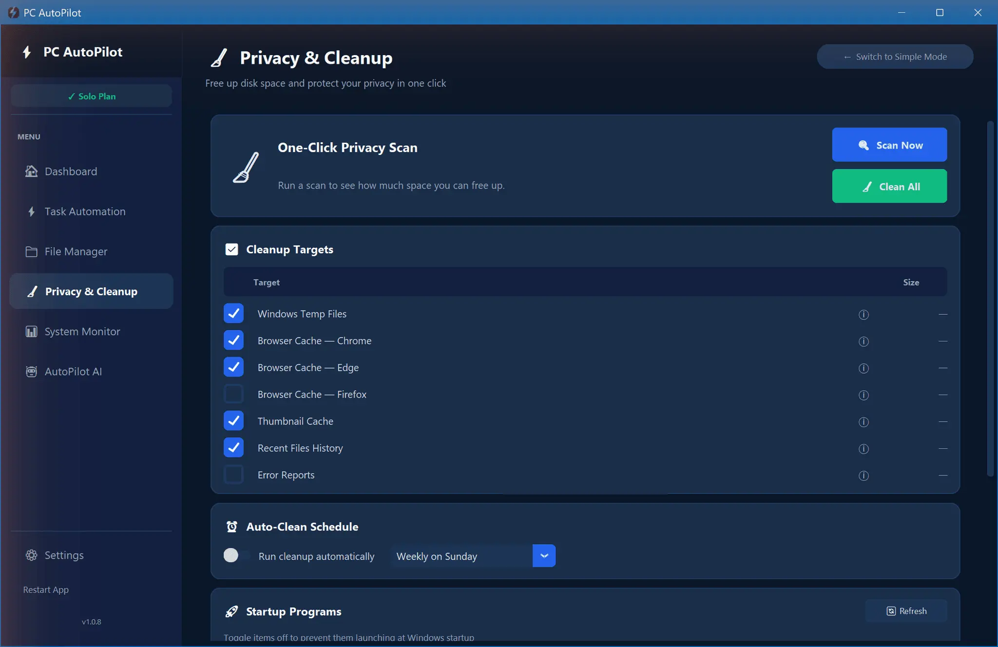 Screenshot 2 of PC AutoPilot