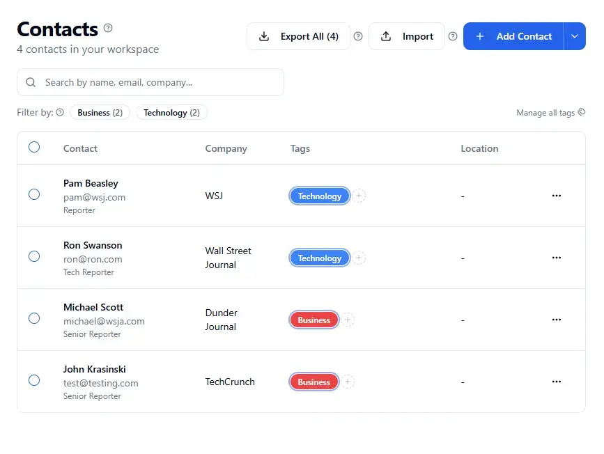 Screenshot 4 of Neshys PR Platform