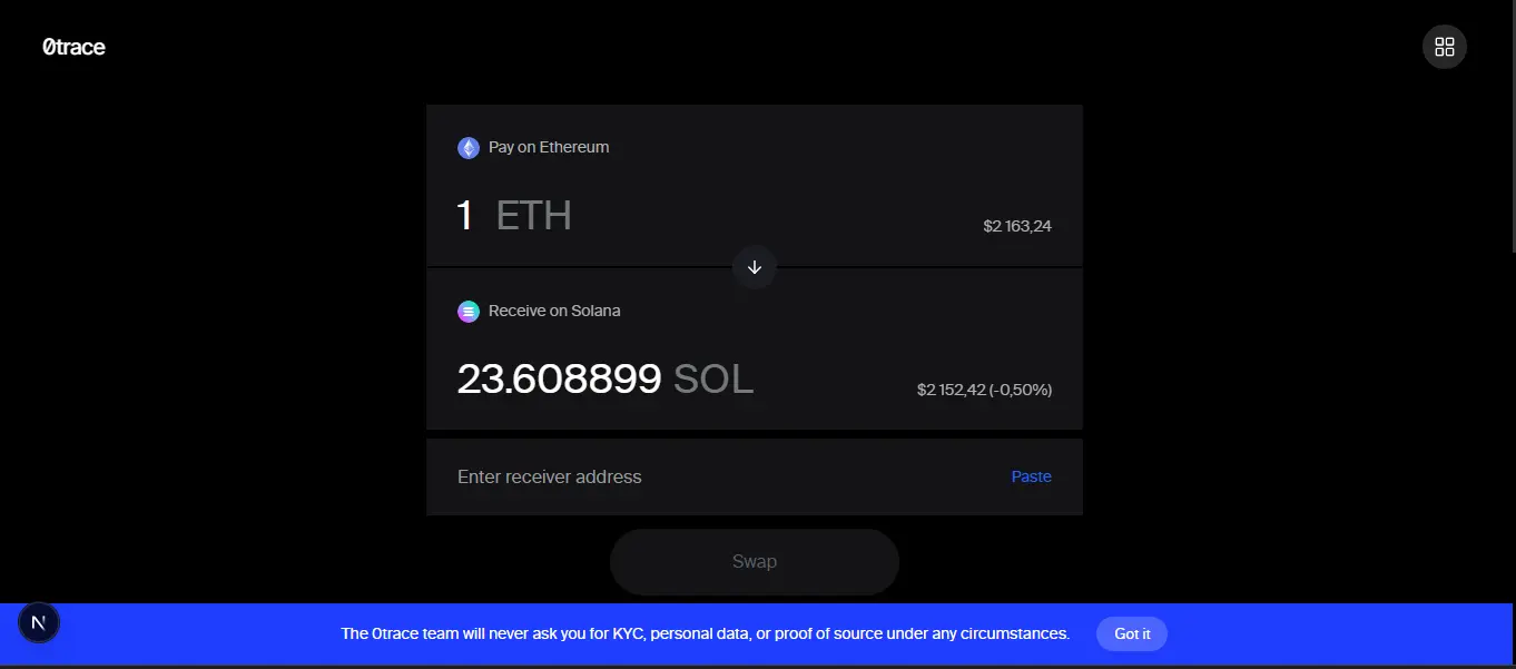 Screenshot 2 of 0trace