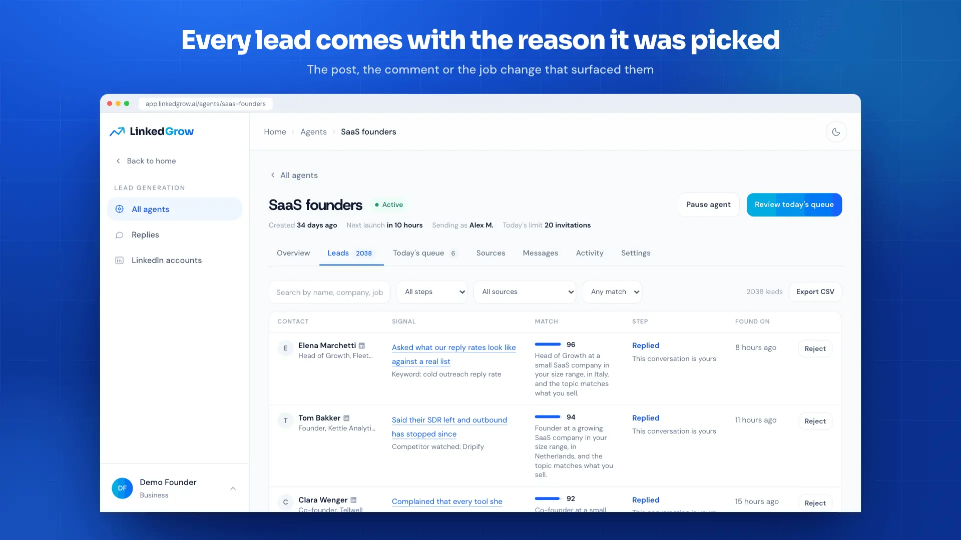Screenshot 4 of LinkedGrow