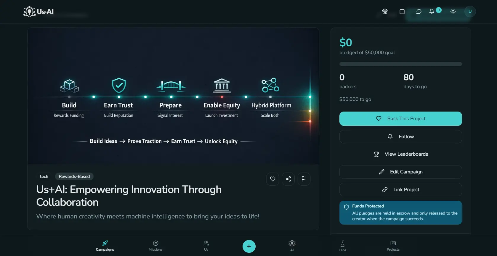 Screenshot 1 of Us+AI